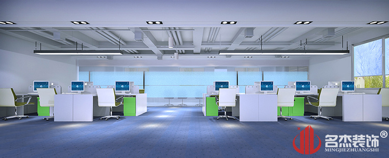 东田教育培训机构总部办公室装修设计