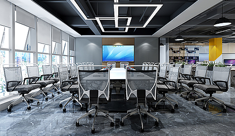 广州瑞港消防设备办公室装修设计