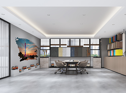 广东欧涂新材料办公室装修设计