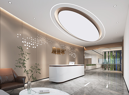 广东滋品味食品办公室装修设计